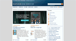 Desktop Screenshot of fachbuch.hanser-ebooks.de